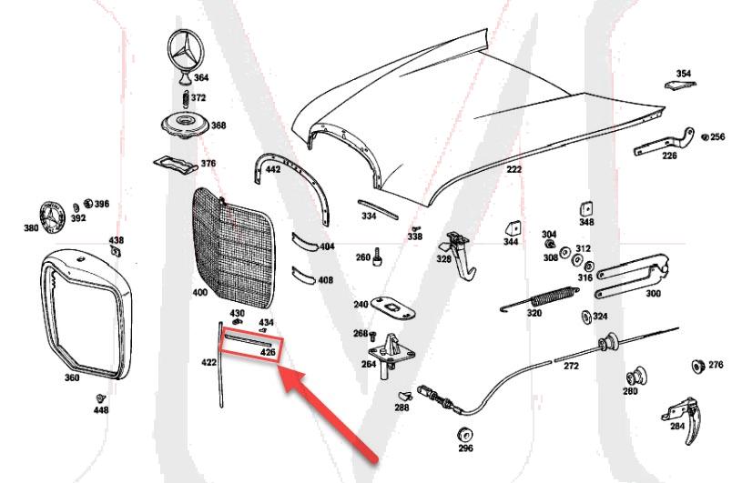 HORRIZONTAL GRILLE MOLDING