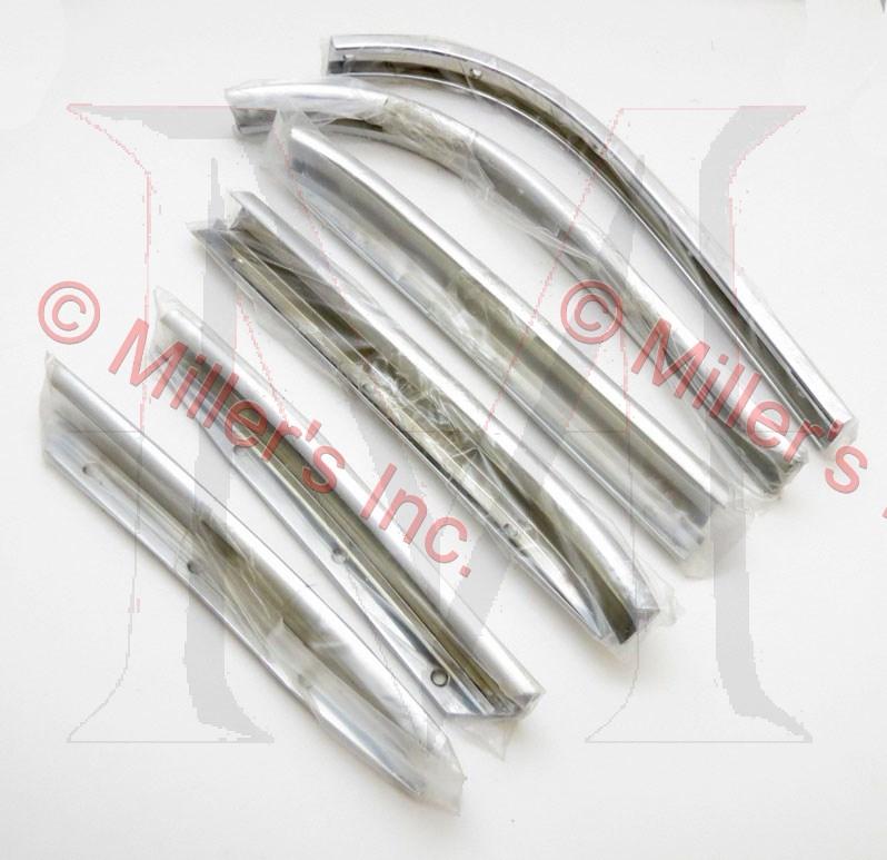 190SL SOFT TOP FRAME CHROME MOLDING SET