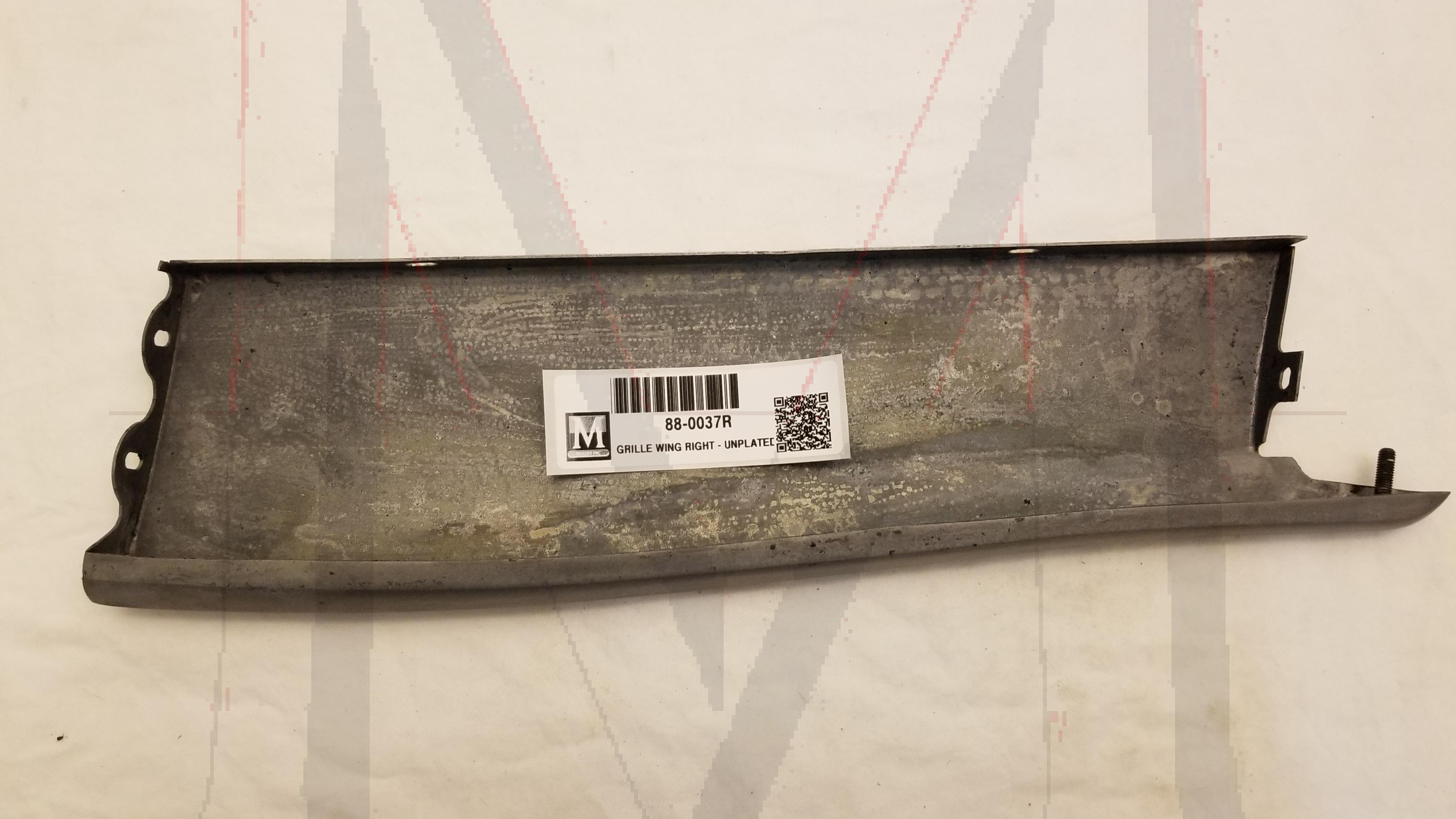 190SL GRILLE WING - RIGHT NOT PLATED