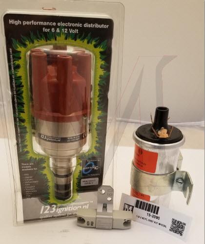 123 6CYL DISTRIBUTOR KIT W/COIL POST 1962