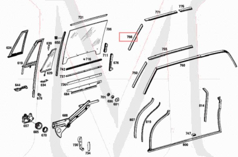WINDSHIELD POST SEAL