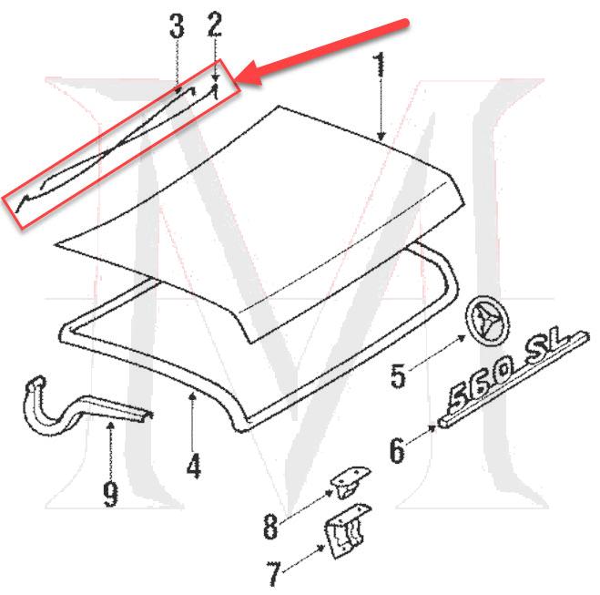 TOP CASE LID TORSION BAR