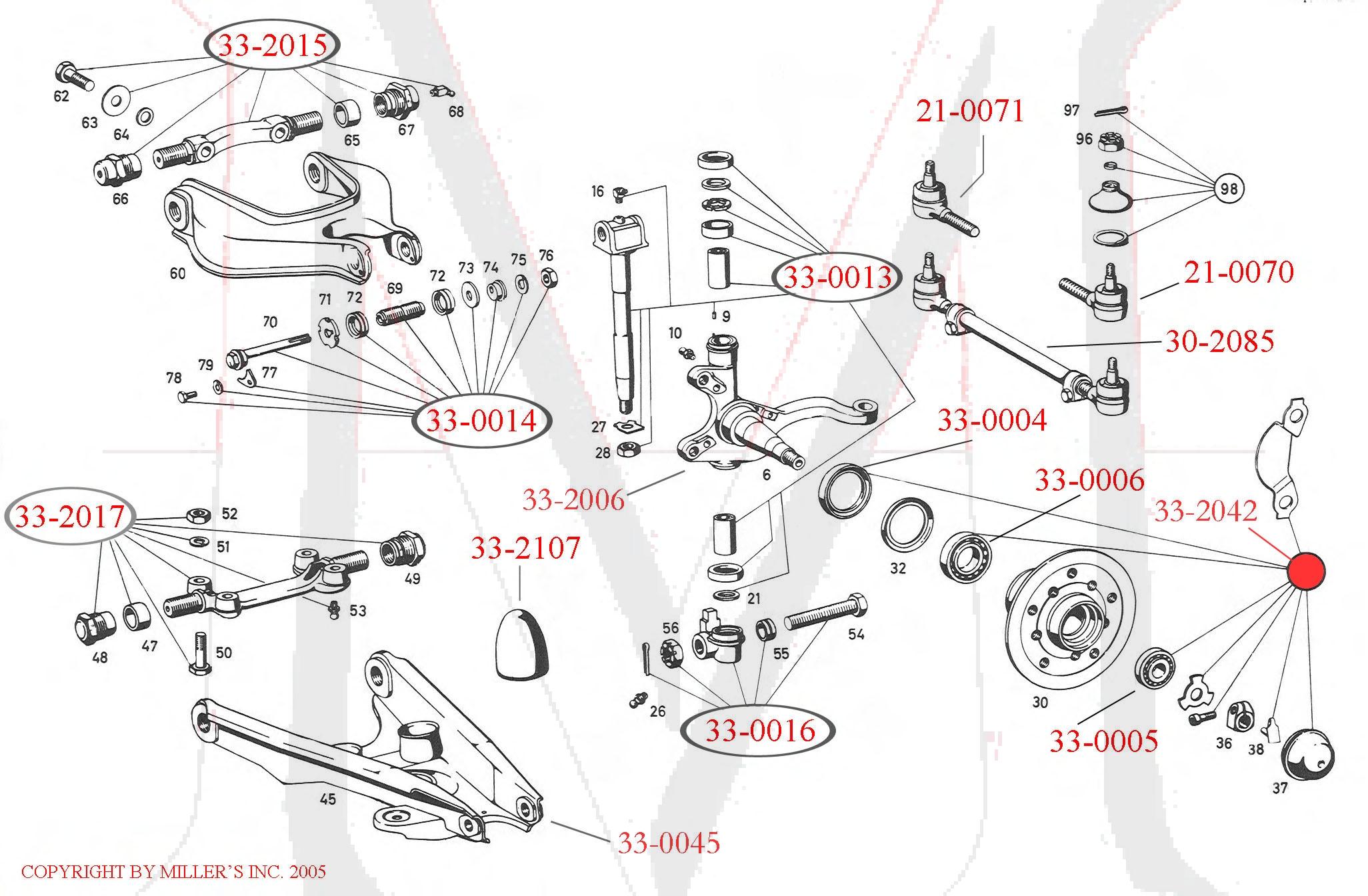 LOWER INNER ARM SHAFT KIT