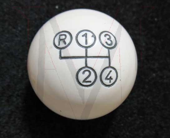 SHIFT KNOB - ROUND IVORY - REPRODUCTION