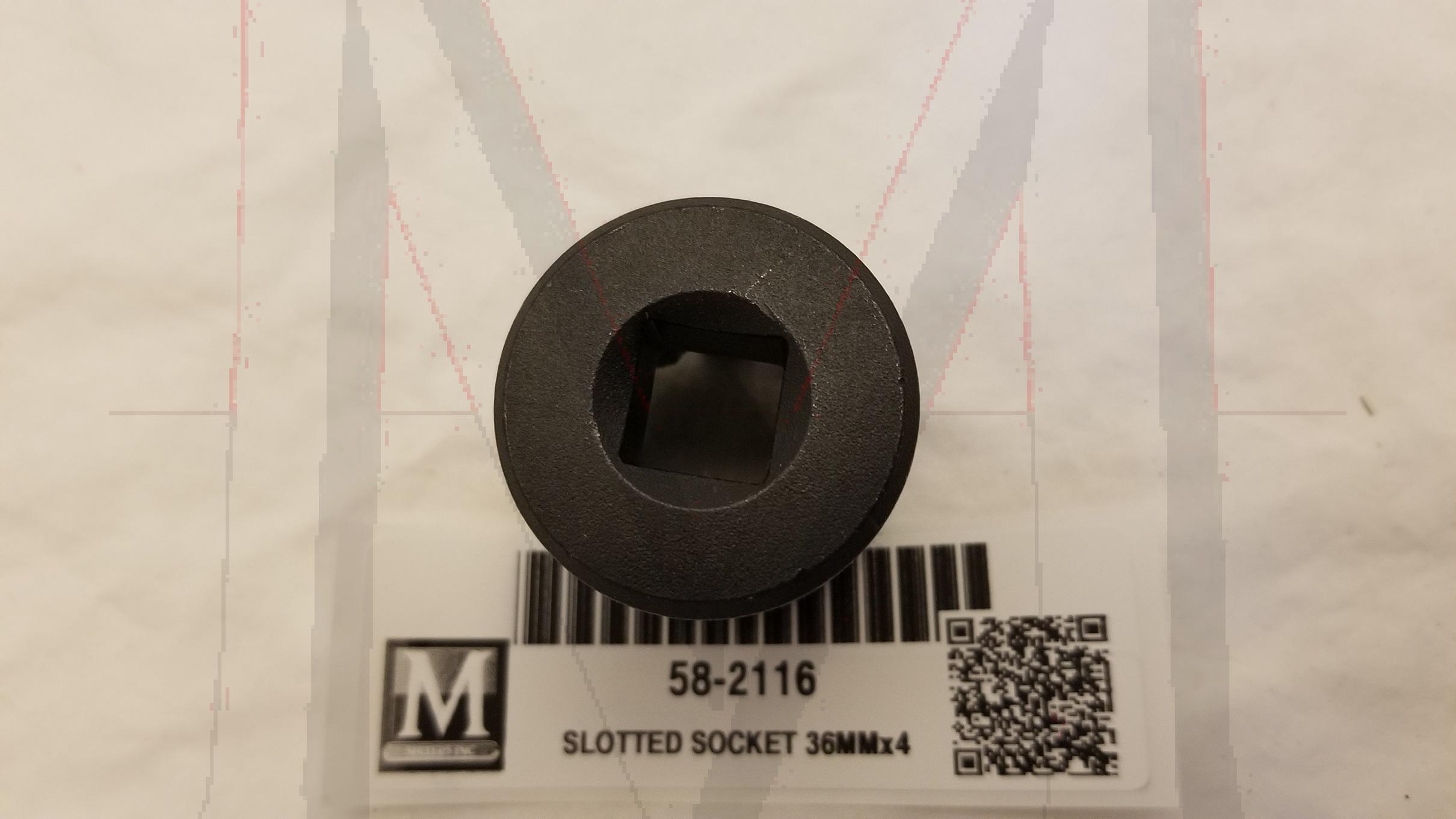 SLOTTED SOCKET 36MMx4