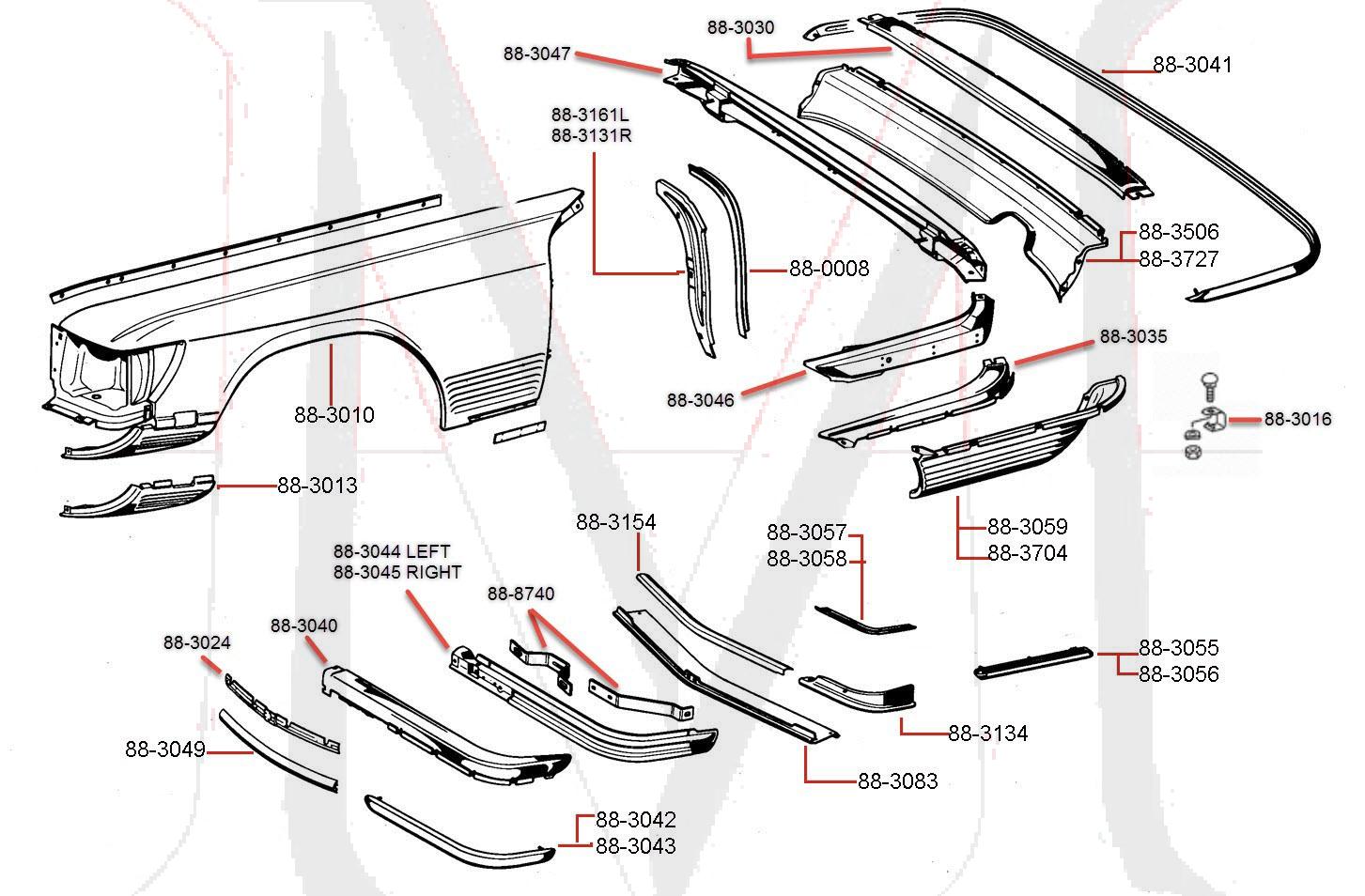 PASSENGER RIGHT SIDE SPLASH PANEL